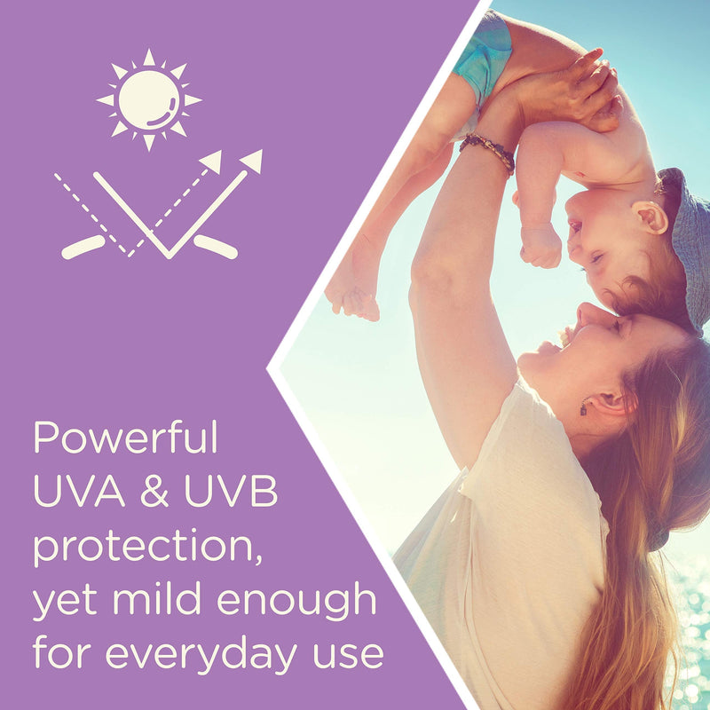 Aveeno Baby Continuous Protection Zinc Oxide Mineral Sunscreen Lotion for Sensitive Skin, Broad Spectrum SPF 50, Paraben- & Tear-Free, Sweat- & Water-Resistant, Travel-Size, 2 x 3 fl. oz Aveeno