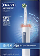 Oral-B Smart 1500 Electric Power Rechargeable Battery Toothbrush, Blue Oral-B