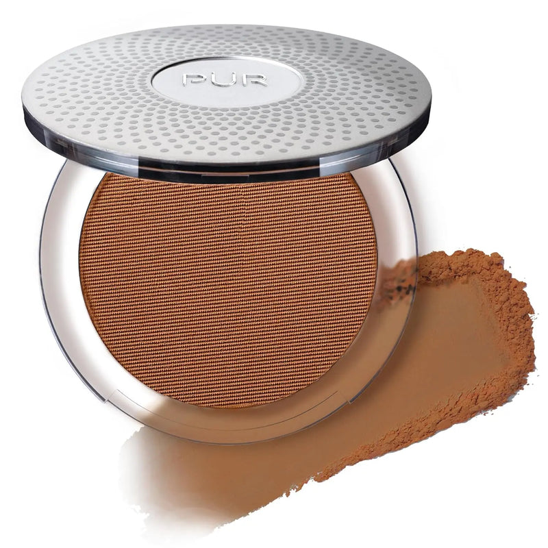 PÜR Beauty 4-in-1 Pressed Mineral Makeup SPF 15 Powder Foundation with Concealer & Finishing Powder- Medium to Full Coverage Foundation- Mineral-Based Powder- Cruelty-Free & Vegan Friendly Infinity Warehouse
