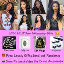 Peruvian Loose Deep Wave Bundles with Closure, 9A Virgin Hair Long Loose Deep Hair 3 Bundles with 4x4 Top French Lace Closure with Baby Hair (22/24/26+20 Inch, 3 Bundles+Free Part Closure) DONG H hair