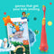 Hum by Colgate Smart Manual Kids Toothbrush Set for Ages 5+, Gaming Experience for Teeth Brushing, Extra Soft, Coral Colgate