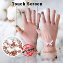 EvridWear Beauty Cotton Gloves with Touchscreen Fingers for SPA, Eczema, Dry Hands, Hand Care, Day and Night Moisturizing, 3 Sizes in Feather or Light Weight (6 pair S/M, Feather Weight Pink Color) Evridwear