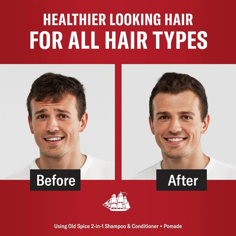 Old Spice Swagger 2-in-1 Shampoo and Conditioner Set for Men, Cedarwood Lime Scent, Get Up To 80% Fuller-Looking Hair, Barbershop Quality, 29.2 Fl Oz Each, 2 Pack Infinity Warehouse