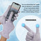 MIG4U Moisturizing Beauty Gloves Touchscreen Overnight Sleeping Glove for Women Dry Hands, Nighttime Lotion, Eczema, SPA, Cosmetic Treatment, grey purple 6 pairs size l/xl MIG4U