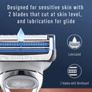 King C. Gillette Neck Razor Blades, 4 Count King C. Gillette