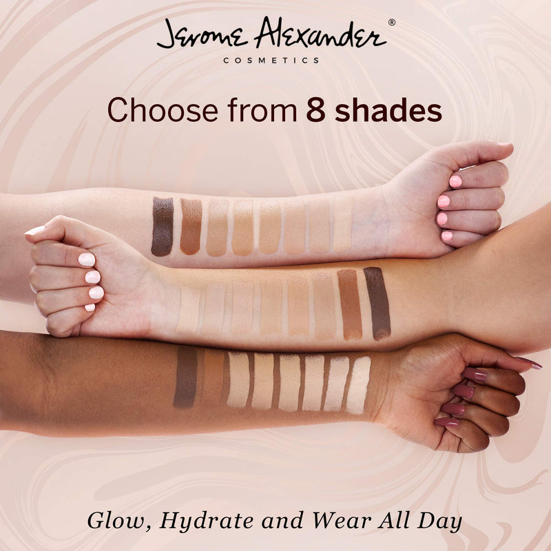 MagicMinerals Deluxe AirBrush Foundation by Jerome Alexander – 5pc Spray Makeup Set with Anti-aging Ingredients for Smooth Radiant Skin (Fair) Jerome Alexander