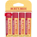 Burt's Bees Lip Balm - Berry Agua Fresca, Dragonfruit Lemon, Coconut & Pear, Tropical Pineapple Pack, With Beeswax, Tint-Free, Natural Origin Lip Treatment, 4 Tubes, 0.15 oz. Infinity Warehouse
