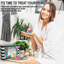 Bath Bombs for Girls - Valentines Day Gift for Her - 6 Aromatherapy BathBombs with All Natural Ingredients, Moisturizing Fizzy, and Bubbles- Organic Bath Bombs for Kids - Great Gift for Birthdays Mineral Me California