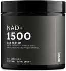 Toniiq NAD+ Supplement 1500mg - Ultra High Strength NAD Supplement with Clinically Studied Ingredients with Patented RiaGev-WS™, Resveratrol, and Niacin - 60 Capsules Infinity Warehouse