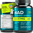 NAD Supplement Mg 8457Extra Strength NMN Alternative Liposomal + Green Tea for Women & Men w/Urolithin A, Resveratrol, CoQ10, Alpha Lipoic Acid Infinity Warehouse