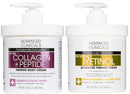 Advanced Clinicals Retinol Body Lotion & Face Moisturizer | Visible Anti Aging Skin Care Retinol Body Cream For Women & Men Targets Look Of Fine Lines, Wrinkles, & Crepe Looking Dry Skin, 16 Ounce Infinity Warehouse