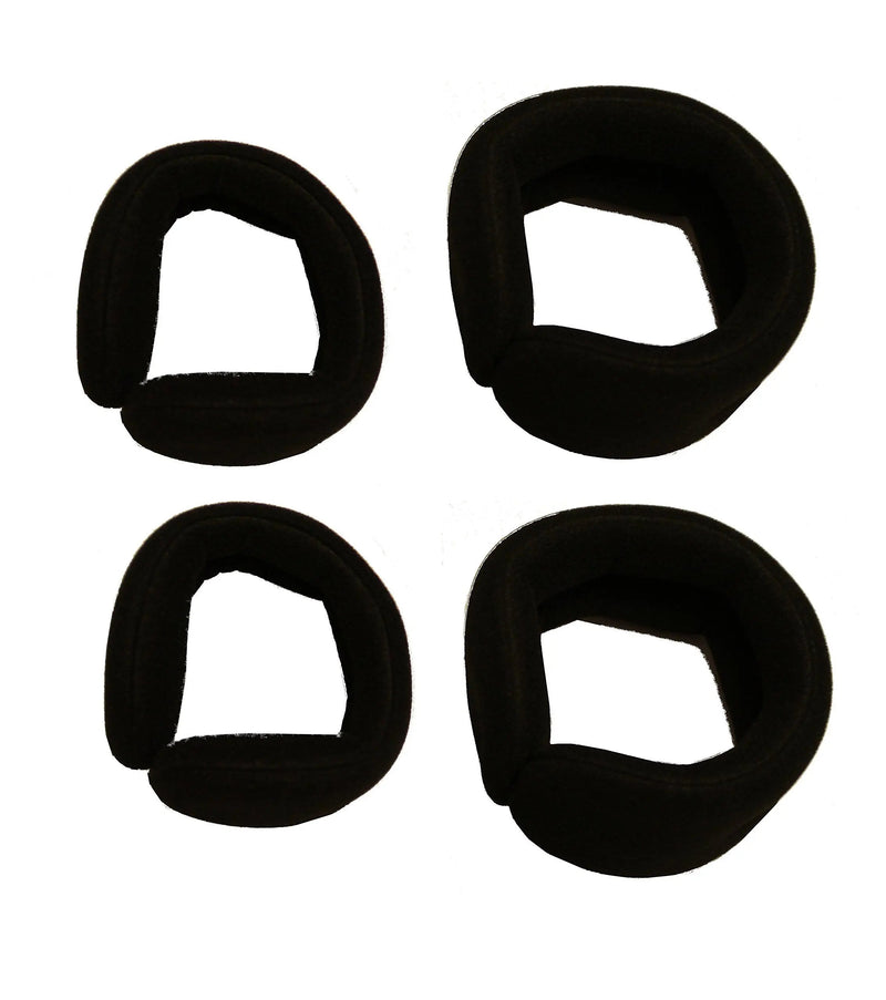Styla Hair Black Magic Hair Bun Maker 4 Pack (2 Small, 2 Large) Foam Sponge Buns Shaper Accessories Strong Flexible Reusable Bun Twister for Updo’s, Ballet Buns, French Twist, Waves & more! Styla Hair