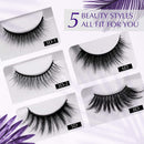 Arishine Magnetic Eyeliner and Lashes Kit, Magnetic Eyeliner for Magnetic Lashes Set, With Reusable Lashes [5 Pairs] Arishine