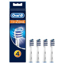 Oral-b Trizone Toothbrush Heads Pack Of 4 Replacement Refills For Electric Oral-B