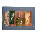 Men's Cologne Gift Set by Curve, 3 Pieces Include 4.2 Fl Oz Cologne, Hair and Body Wash, and Face Balm Curve