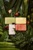 natura - Ekos Ucuuba, Castanha, Andiroba, Maracujá Bar Soap Set (4 Pack) - 1 Exfoliating Bar, 3 Other Bars - Vegetable Oils - Vegan Skin Care - Brazilian Beauty Secrets - Self Care - 3.5oz (100g) Infinity Warehouse