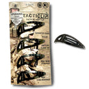 Tactical Hair Clips, 4 Pack - Multitool Snap Barrettes - Stainless Steel Multi-Functional Keychain Multi Tool - Box Cutter, Serrated Edge, Raptor Claw - Kippah clips Tacticlip