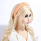SP SOPHIA COLLECTION Women's Sparkling Crystal Padded Rhinestone Wide Bejeweled Hair Headband Party Hairband Hair Accessories in Orange SP Sophia Collection Store