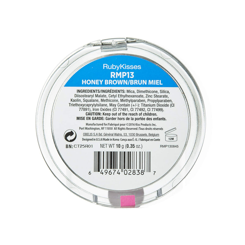 RUBY KISSES MINERAL POWDER 0.35oz (RMP13 Honey Brown) Ruby Kisses