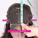 Human Hair Wigs Short Bob Wigs 4x4 Lace Closure Wigs Brazilian Curly Deep Wave Lace Front Wigs Human Hair 10 Inch Vshow Bob Wigs for Black Women 150% Density Pre Plucked with Baby Hair（10 Inch) V SHOW