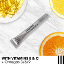 Chapstick Total Hydration Vitamin Enriched Lip Oil, Non Tinted, Vitamin c, vitamin E, Contains Omega 3 6 9, Peach Tea Flavor, 0.23 Fl Oz (Pack of 1) ChapStick