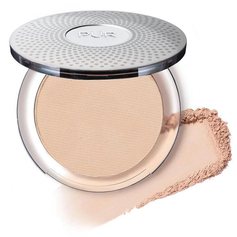 PÜR Beauty 4-in-1 Pressed Mineral Makeup SPF 15 Powder Foundation with Concealer & Finishing Powder- Medium to Full Coverage Foundation- Mineral-Based Powder- Cruelty-Free & Vegan Friendly Infinity Warehouse