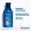 Redken Extreme Shampoo and Conditioner | For Damaged Hair | Hair Strengthen & Repair Damaged Hair | Infused With Proteins REDKEN
