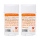 Lume Natural Deodorant - Underarms and Private Parts - Aluminum Free, Baking Soda Free, Hypoallergenic, and Safe For Sensitive Skin - 2.2 Ounce Stick Two-Pack (Clean Tangerine) LUME