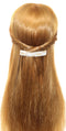 French Amie Oblong Handmade 3.5" Celluloid Automatic Hair Clip Barrette French Hair Clip for Girls Strong Hold Hair Clips for Women No Slip Durable Paris Hair Accessories, Made in France (Cream Nouget) French Amie