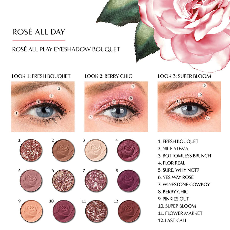 Physicians Formula Rosé All Play Eyeshadow Bouquet Palette, Rose, 0.48 Ounce, Pink Physicians Formula