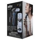 Braun Electric Razor for Men, Series 6 6072cc SensoFlex Electric Foil Shaver with Precision Beard Trimmer, Rechargeable, Wet & Dry with 4in1 SmartCare Center and Travel Case Braun