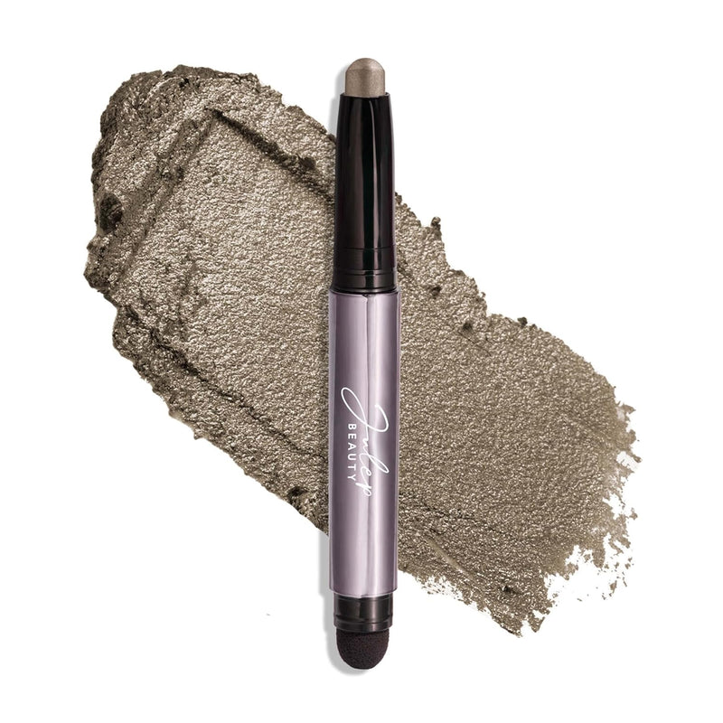 Julep Eyeshadow 101 Crème-to-Powder Waterproof Eyeshadow Stick – Champagne Shimmer – Long-Lasting, Crease-Proof, Medium Golden-Beige Shimmer Cream Eyeshadow with Built-in Smudger - Infinity Warehouse