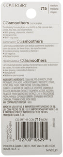 COVERGIRL Smoothers Moisturizing Concealer Stick, Concealer Makeup, 0.14 Ounces ,Concealer for Dark Circles, Full Coverage Concealer, Under Eye Concealer, Packed with Good-For-You Botanicals COVERGIRL