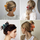 12 PCS Big Hair Claw Clips , Trendcy Colors,Matte Non-slip Material ,Strong Hold Hair For Women And Girls,Suitable For Thin Or Thick Hair,Fashion Hair Accessories,4.3 inch (4.3 inch) HQ-SITE