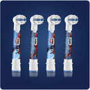 Oral-B Kids Replacement Brush Heads for Marvel Spider-Man Characters - Pack of 4 - Specially Designed for Kids 3 Years Oral-B