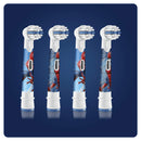 Oral-B Marvel Spider Man Electric Toothbrush Heads Pack of 4 Ideal for Sensitive Teeth and Gums Ages 3+ Oral-B