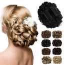 Yamel Messy Bun Scrunchie Chignon Hairpiece Updo Curly Bun Extension Combs in Messy Bun Hair Piece for Women Yamel