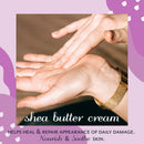 Mother's Shea by Eu'Genia Shea Butter (Lavender Scent, 6 Oz Tin) 100% Pure Raw Unrefined African Shea - Organic, Sustainably-Sourced Ingredients - Natural Skin & Hair Care Mother's Shea