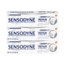 Sensodyne Repair and Protect Whitening Toothpaste, Toothpaste for Sensitive Teeth and Cavity Prevention, 3.4 oz (Pack of 3) Sensodyne