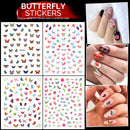 Nail Art Brushes Kit, Teenitor Nail Art Tool with Nail Dotting Tools, 3D Butterfly Nail Art Stickers, Nail Art Rhinestones and Pick Up Tweezer, Nail Foil Flakes, Nail Art Striping Tape Teenitor Store