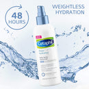 CETAPHIL Sheer Hydration Body Moisturizer Spray | 7 fl oz | 48Hr Sensitive Skin Spray Body Lotion for Dry Skin | With Hyaluronic Acid, Vitamin E & B5 | Dermatologist Recommended (Packaging May Vary) Cetaphil