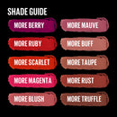 Maybelline New York Color Sensational Ultimatte Lipstick Thats Lightweight/Comfortable Intense Lip Color Pigment Soft Powder Matte Slim Lipstick, 199 More Ruby, 1 Oz Maybelline New York