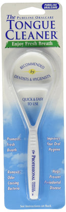 PURELINE TONGUE CLEANER (Tongue Cleaner Company), Colors may vary Pureline Tongue Cleaner