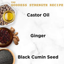 Carol’s Daughter Goddess Strength Fortifying Paraben Free Conditioner with Castor Oil, Black Seed Oil and Ginger, For Weak, Breakage Prone Hair, 11 fl oz Carol's Daughter