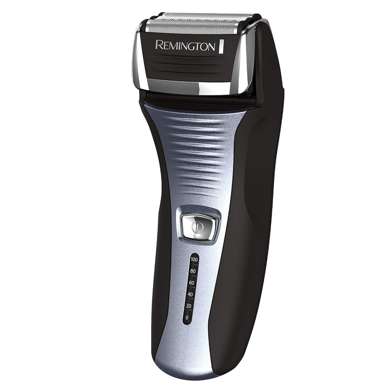Remington F5 Power Series Foil Shaver, Electric Razor for Men, Cordless Rechargeable with Pop Up Trimmer, Pivot & FlexFoil Technology, Lightweight Handheld Design, Black Infinity Warehouse