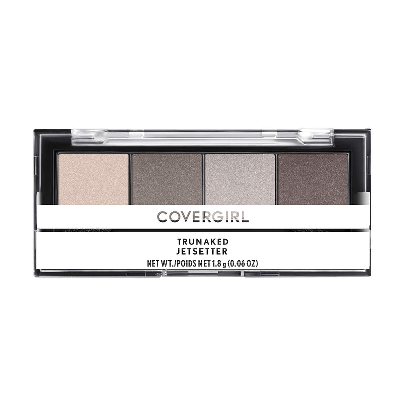 COVERGIRL COVERGIRL Trunaked Quad Eyeshadow Palette, Jetsetter, Jetsetter, 0.06 Ounce COVERGIRL