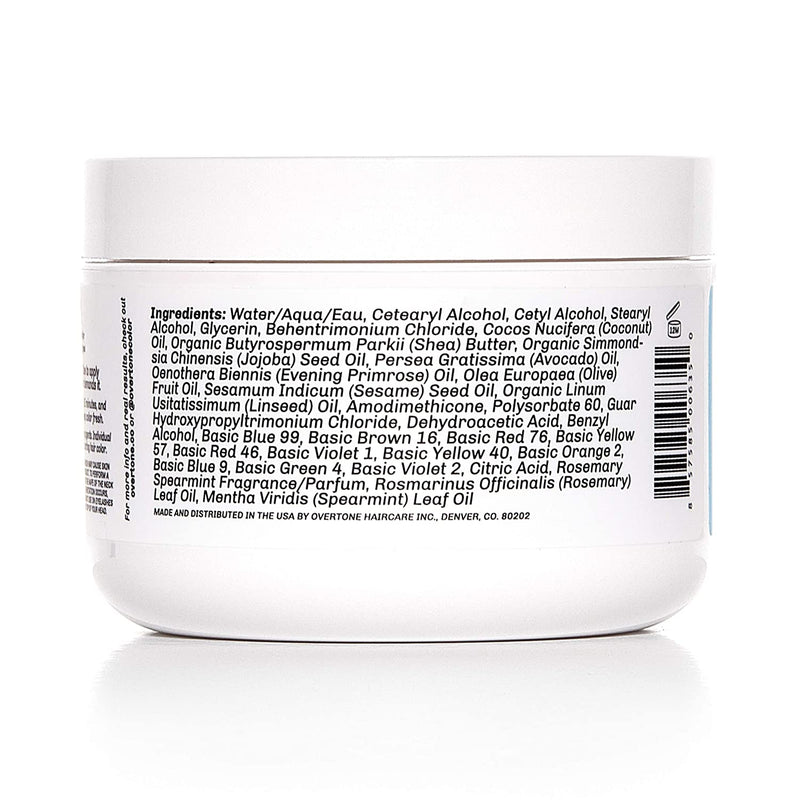 oVertone Haircare Vibrant Teal Coloring Conditioner | Gentle Semi-Permanent Hair Color with Shea Butter & Coconut Oil | Safe for All Hair Types | Vegan, Cruelty-Free OVERTONE Store