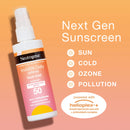 Neutrogena Invisible Daily Defense Face Mist, Broad Spectrum SPF 50 Sunscreen, Oxybenzone-Free, Sun & Environmental Aggressor Protection, Antioxidant Complex, 3.4 fl. Oz Neutrogena