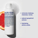 Malin + Goetz Essential Grapefruit Face Cleanser-natural, gentle foaming, effective on ALL skin types, unisex. makeup remover, face wash, toner. clean, purify, balance. cruelty-free, vegan 8 Fl oz Malin + Goetz