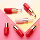 Winky Lux Flower Balm, Vegan Lip Balm and Lip Stain, pH Color Changing Lipstick, Vanilla Scented Pink Lip Tint with Real Chrysanthemum, Natural Lip Balm (Pink Flower) Winky Lux